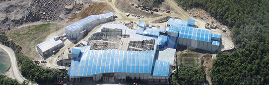 四川廣安智能骨料生産線