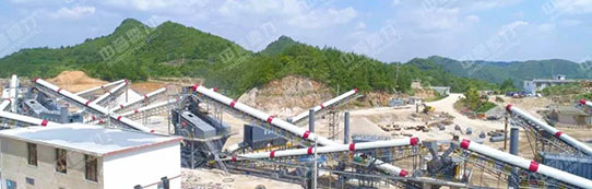 貴州黔南砂石骨料生産線