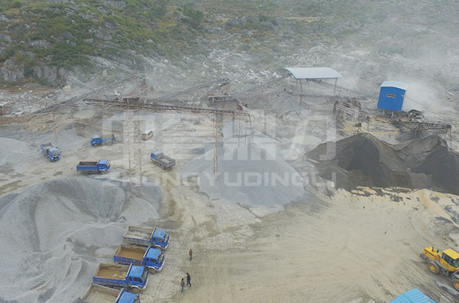 青石破碎生産線