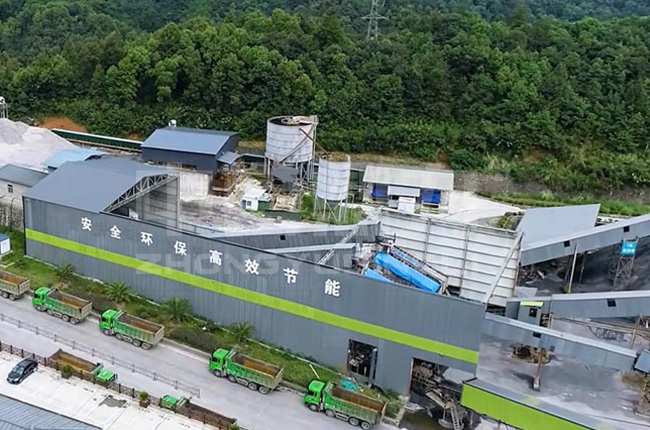 湖北宜昌日産一萬噸砂石料生産線