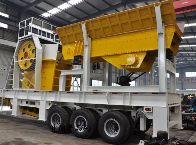 履帶式移動破碎站破碎機