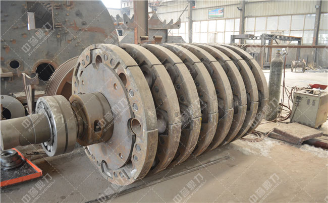 頁岩粉碎機轉子輪齒輪配重平衡輪