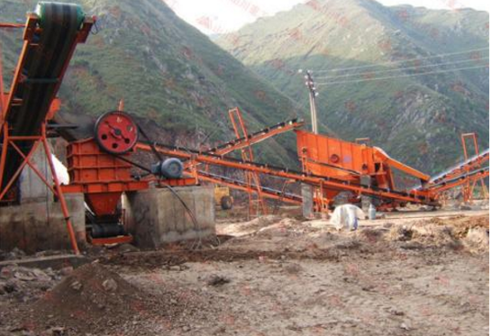 颚式破碎機在砂石生産線上的作用