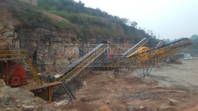 時産300噸砂石生産線成功案例