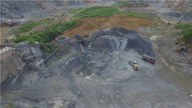 石子廠石料生産線圖