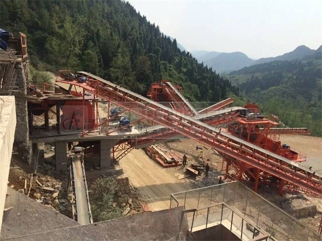 時産600噸建材石料生産線配置案例