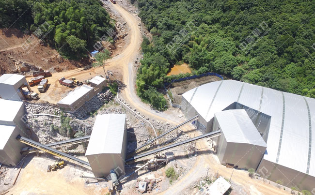 石灰石生産線案例