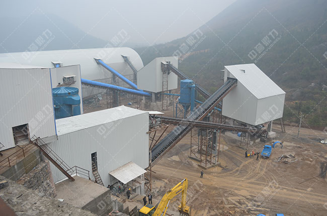 石子生産線作用