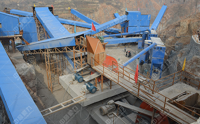 石灰石制砂生産線安裝